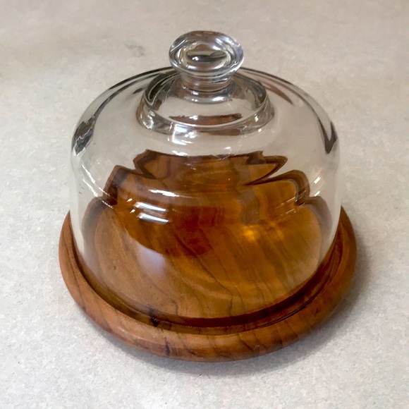 Vintage Other - Boho Glass covered Dish